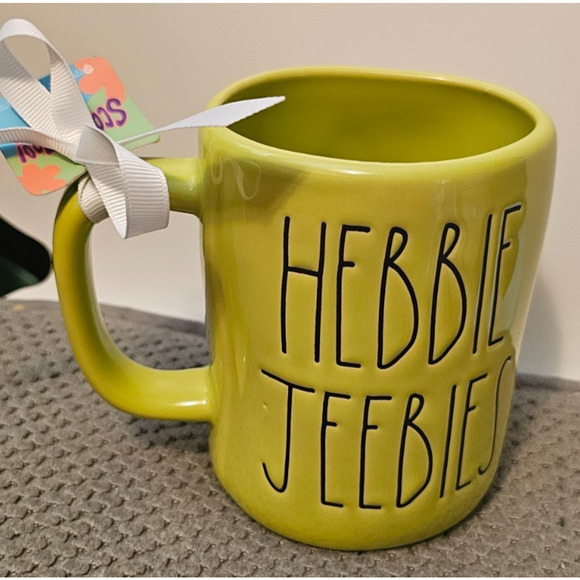 Rae Dunn Scooby Doo ~Heebie Jeebies Double Sided Mug w/ Shaggy and Scooby NWT - Picture 2 of 3